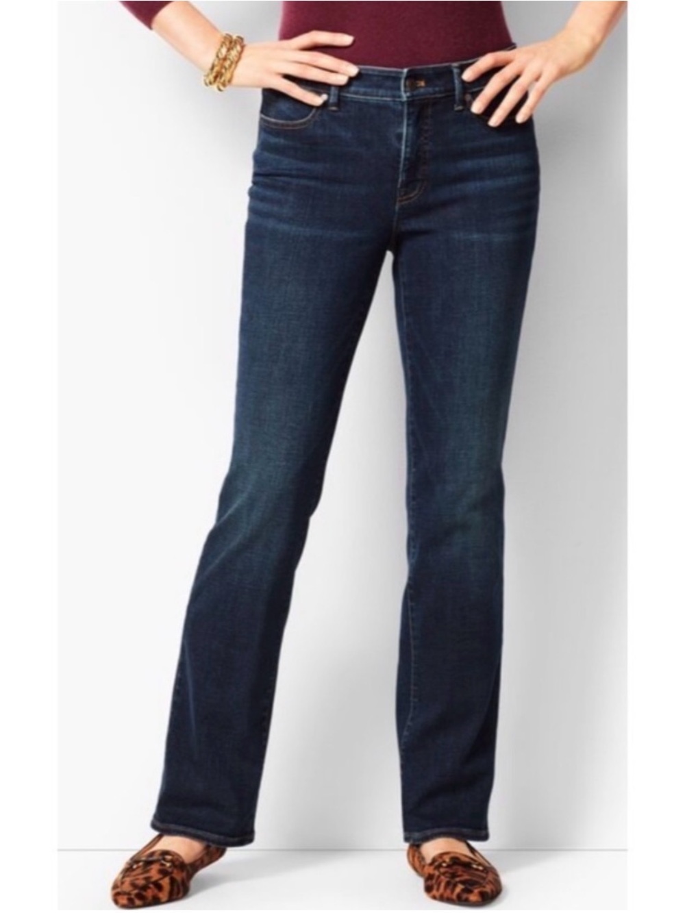 High Rise Barely Boot Jeans - Picture 2 of 7